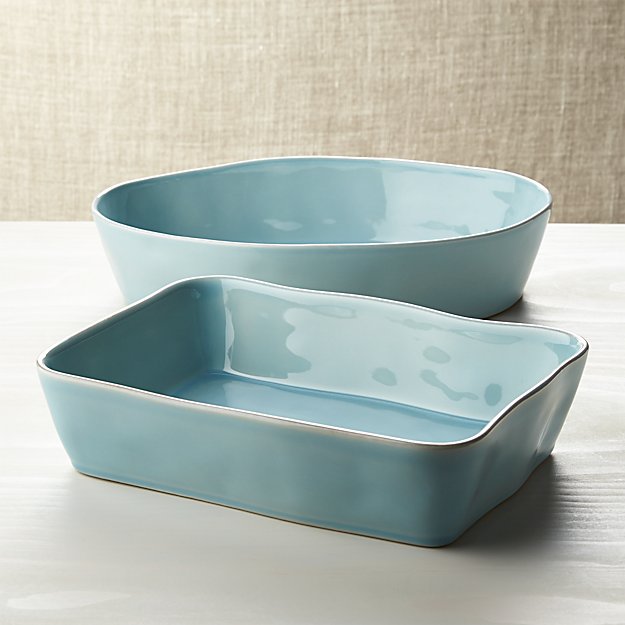 Marin Blue Baking Dishes Crate and Barrel