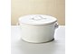 Marin White Covered Casserole 2Qt