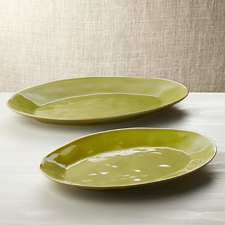 Marin Green 15.75"-20" Oval Platters