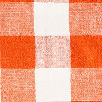 Persimmon Orange Plaid