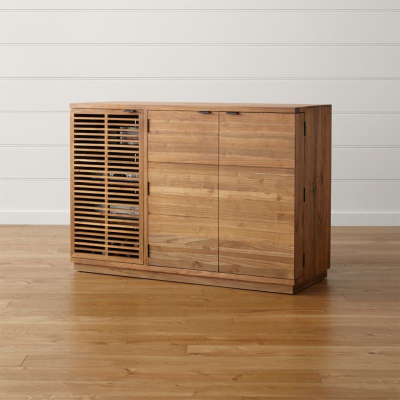 Marin Natural Large BarMedia Crate and Barrel