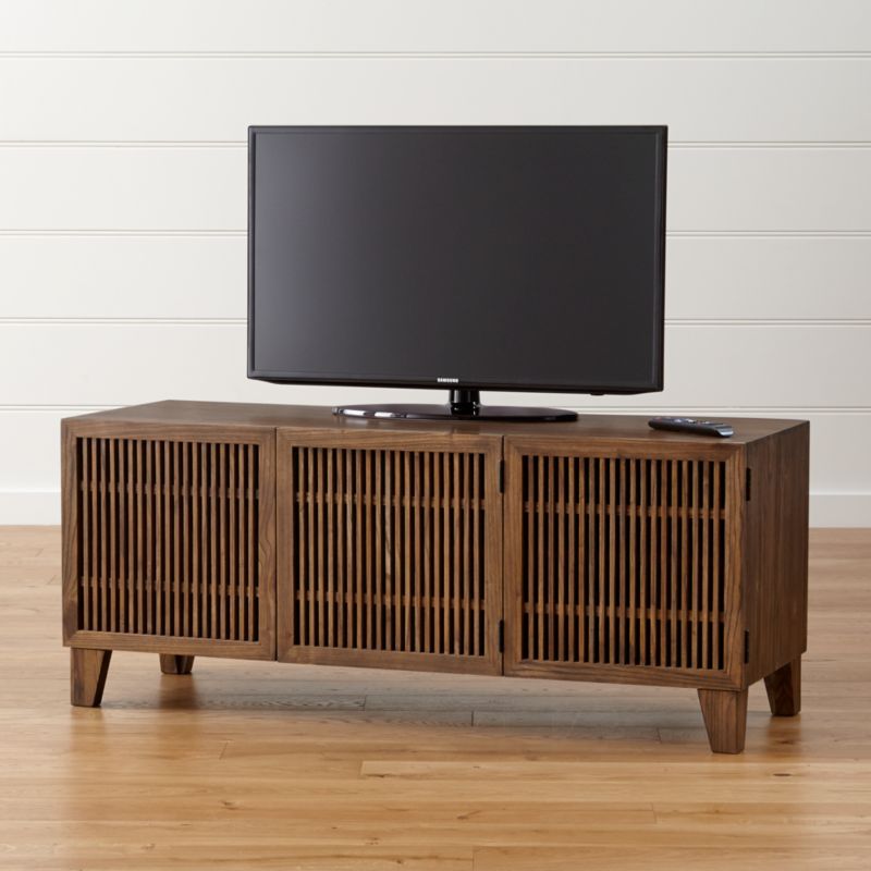 Marin Natural 58 Media Console Reviews Crate And Barrel