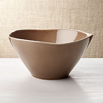Marin Dark Taupe Serving Bowl