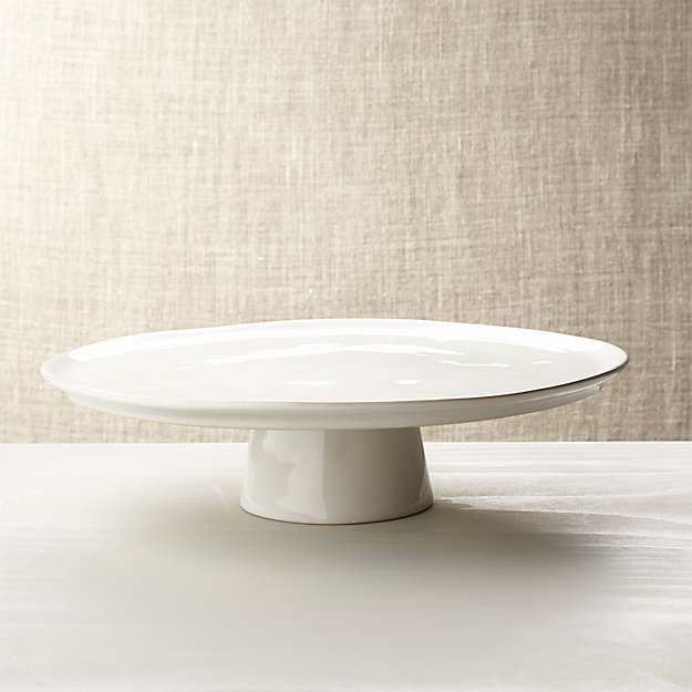 White Pedestal Cake Stand White Pedestal Cake Stand