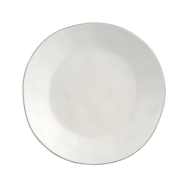 Marin White Dinner Plate + Reviews | Crate and Barrel Marin White Dinner Plate + Reviews | Crate and Barrel