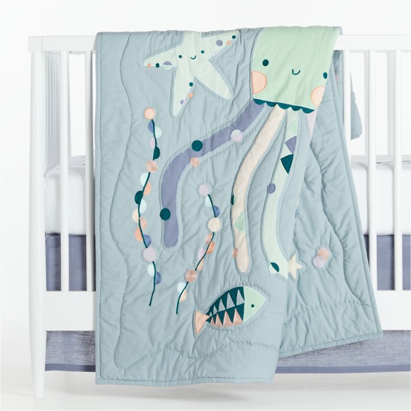 crate and barrel baby bedding