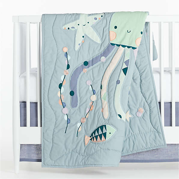 crib sheet and blanket set