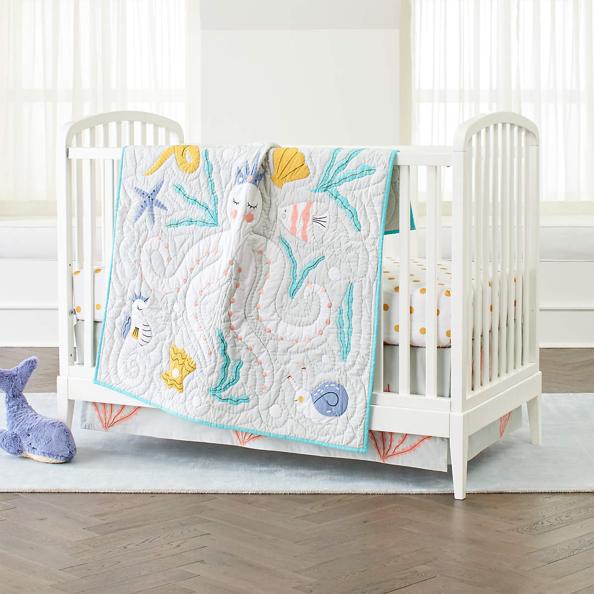 Land of sale nod crib bedding