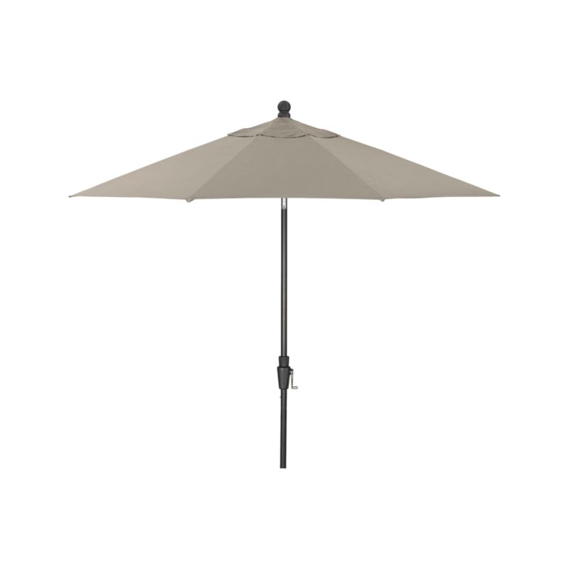 Sunbrella Round Patio Umbrella + Reviews | Crate and Barrel