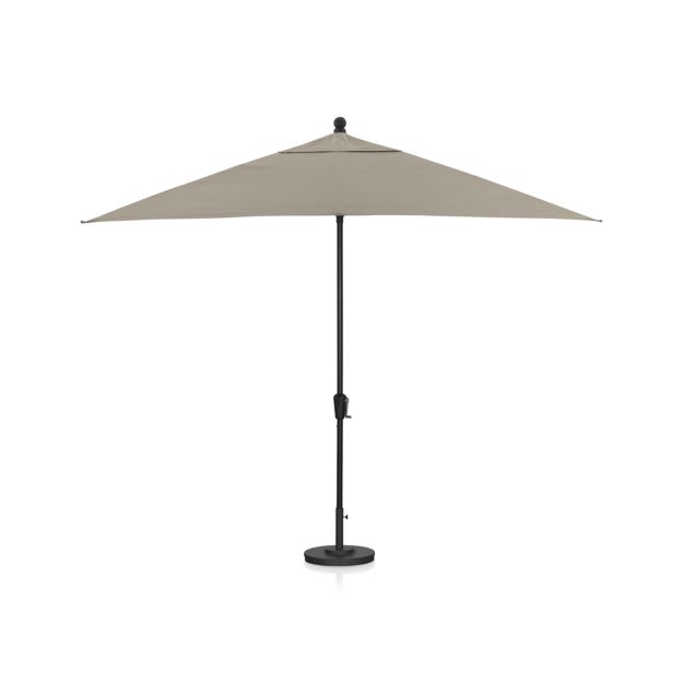 Sunbrella Rectangular Outdoor Umbrella in Patio Umbrellas + Reviews ...