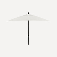 10 Foot Rectangular Outdoor Patio Umbrellas Crate And Barrel