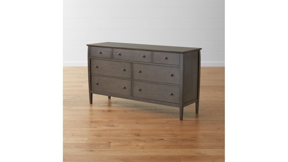 Mason 7Drawer Grey Dresser + Reviews Crate and Barrel