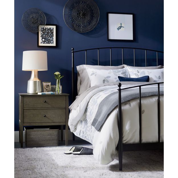 Parker Dove Grey 8x10 Wool Shag Rug Crate and Barrel