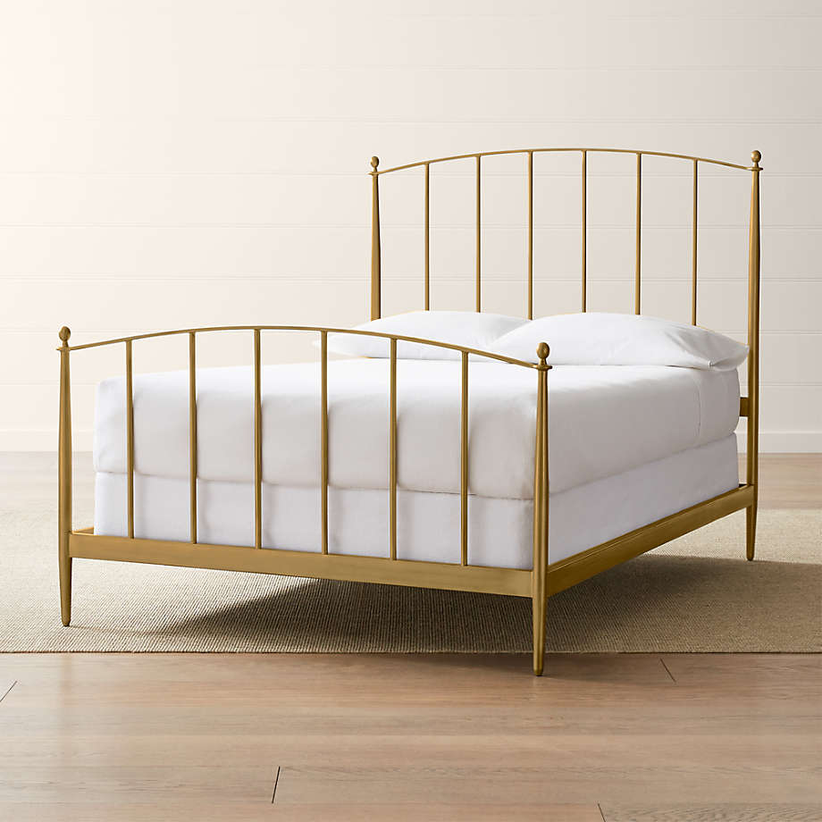 Mason Brass Full Bed + Reviews Crate and Barrel Canada