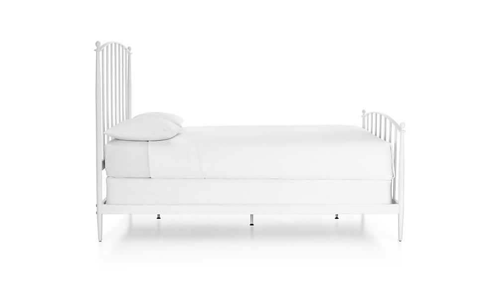 Mason White Twin Bed Crate and Barrel
