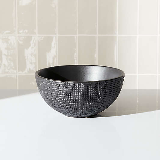 Black Bowls Crate and Barrel