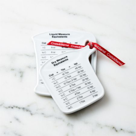 2 Piece Measuring Conversion Magnet Set Reviews Crate And Barrel