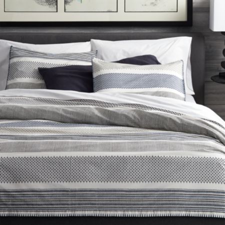 Medina Geometric Duvet Covers And Pillow Shams Crate And Barrel