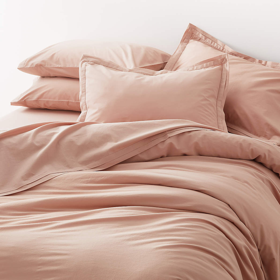 blush pillow sham
