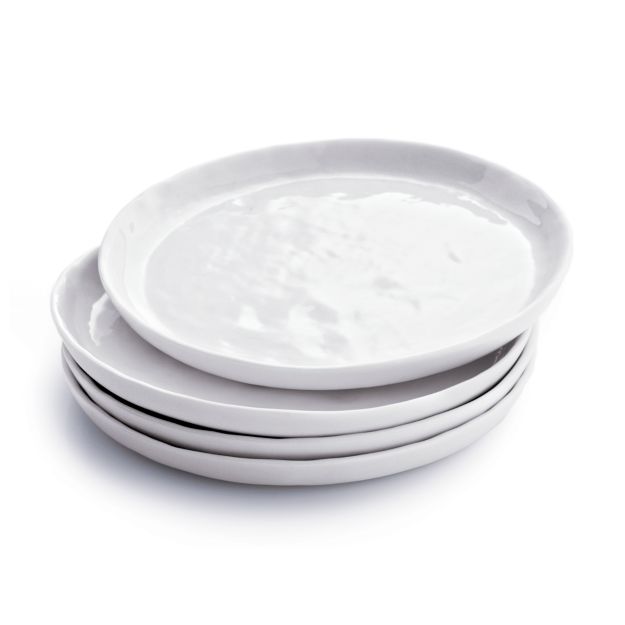 Set of 8 Mercer Dinner Plates Crate and Barrel