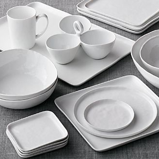 Dinnerware Sets: Stoneware, Bone China & Porcelain | Crate and Barrel