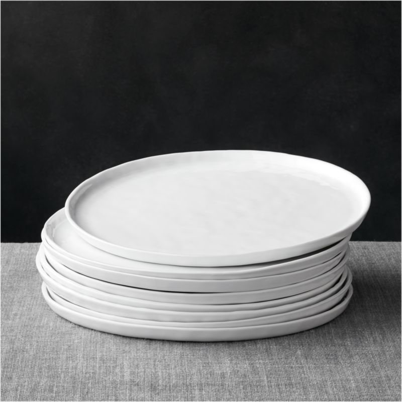 Mercer Dinner Plates Set of Eight | Crate and Barrel