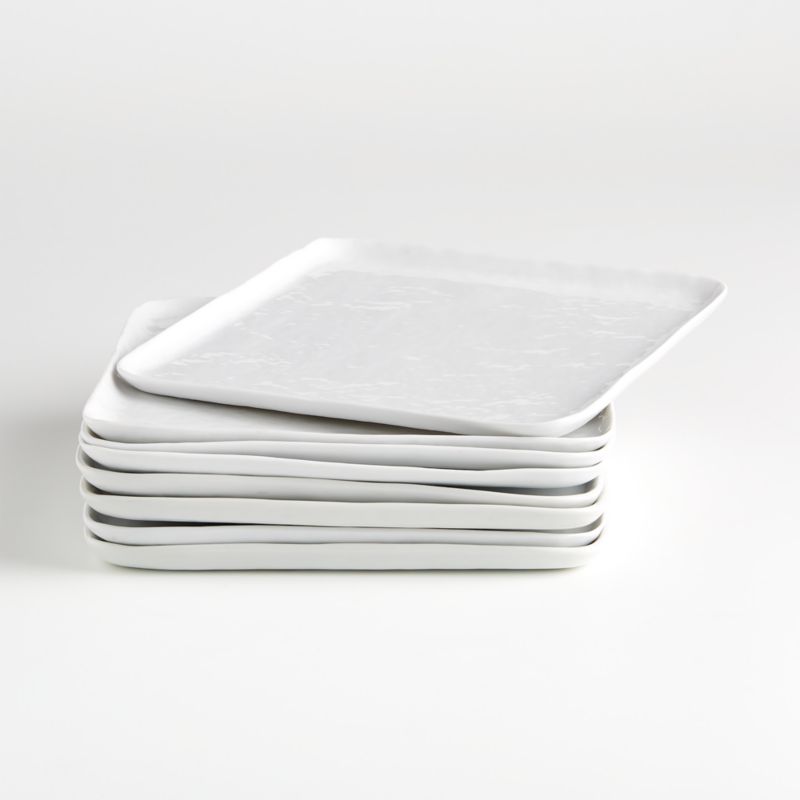 Set of 8 Mercer Square Salad Plates + Reviews Crate and Barrel