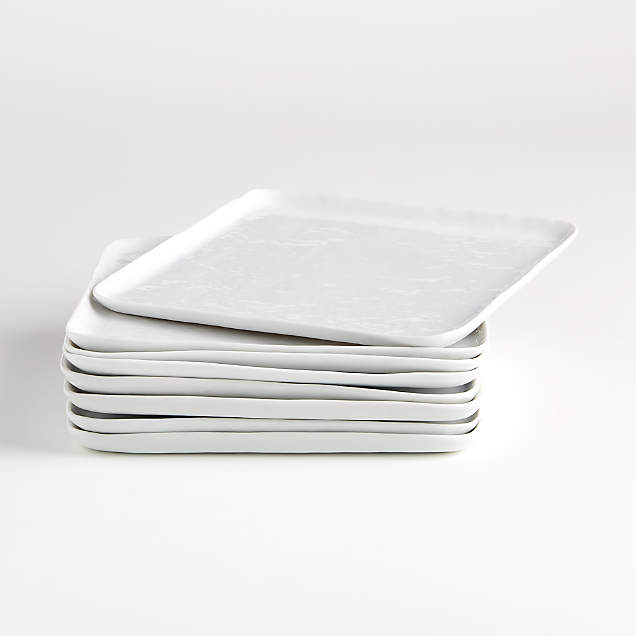 Set of 8 Mercer Dinner Plates + Reviews Crate and Barrel