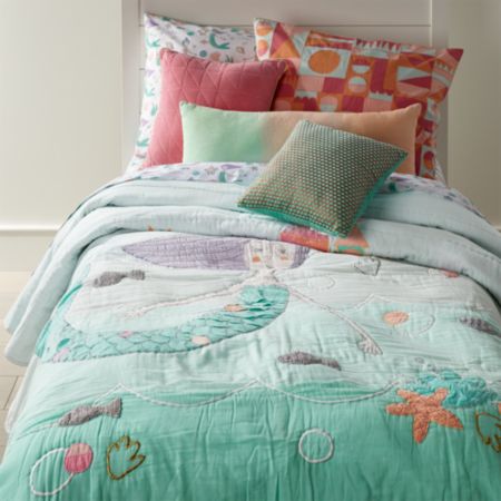 Mermaid Kids Quilt Crate And Barrel