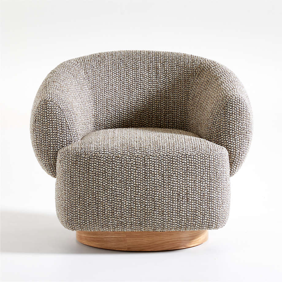 Merrick Swivel Chair + Reviews | Crate and Barrel Canada