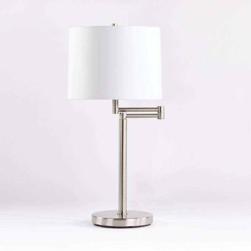 nickel table lamp