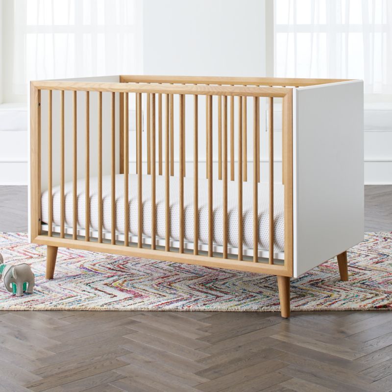 mid century crib