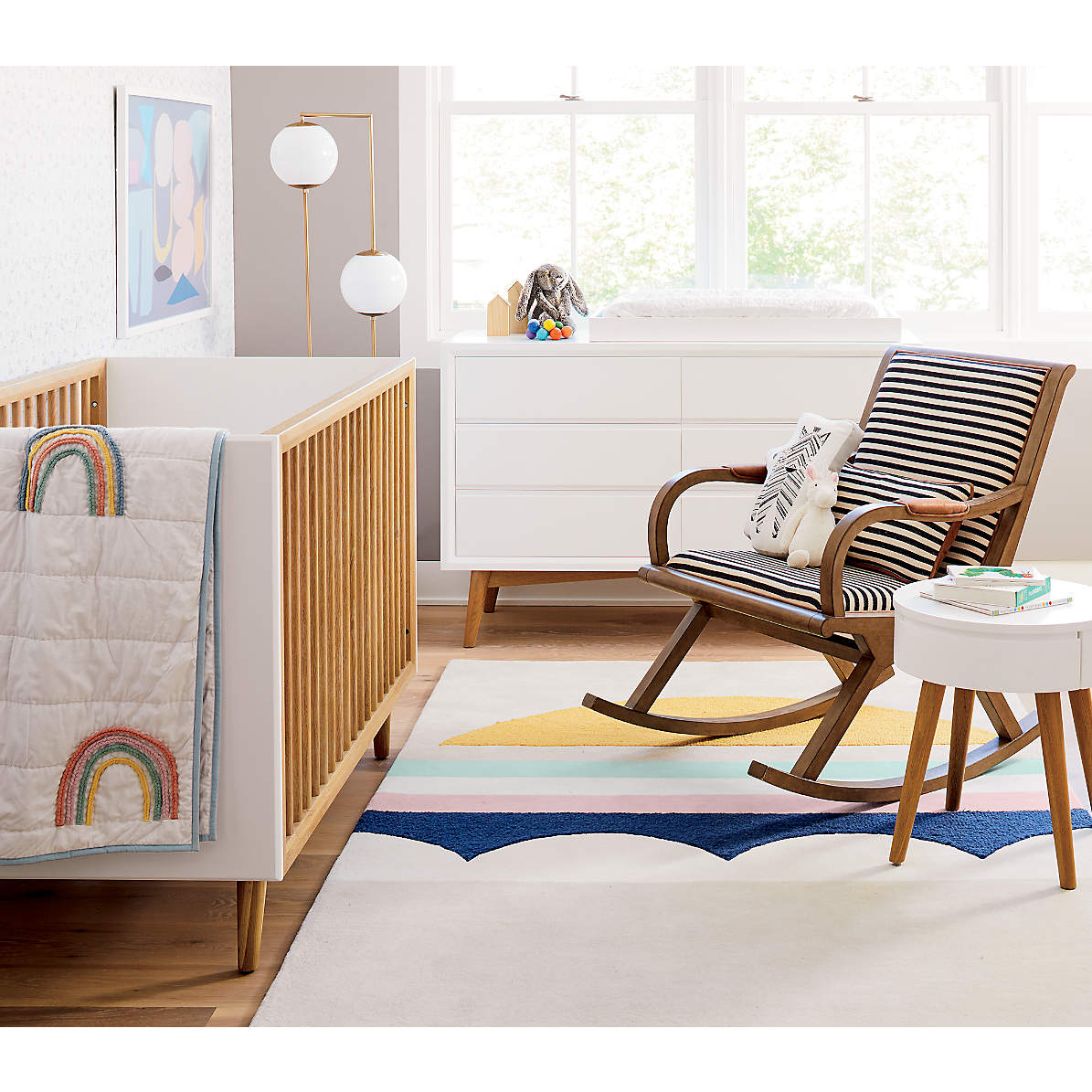 crate and kids rocking chair