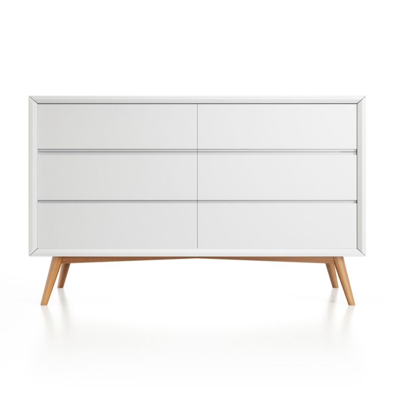 Kids Mid Century Wide Dresser Reviews Crate And Barrel Canada
