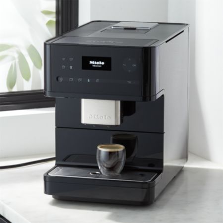 Miele Cm6150 Black Countertop Coffee Machine Crate And Barrel