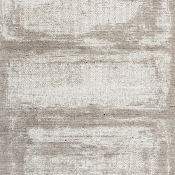 Milano Wool and Viscose Hand-Knotted Brown Area Rug 12'x15'
