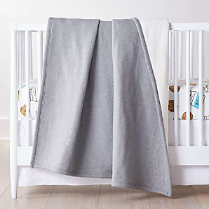 silver crib bedding