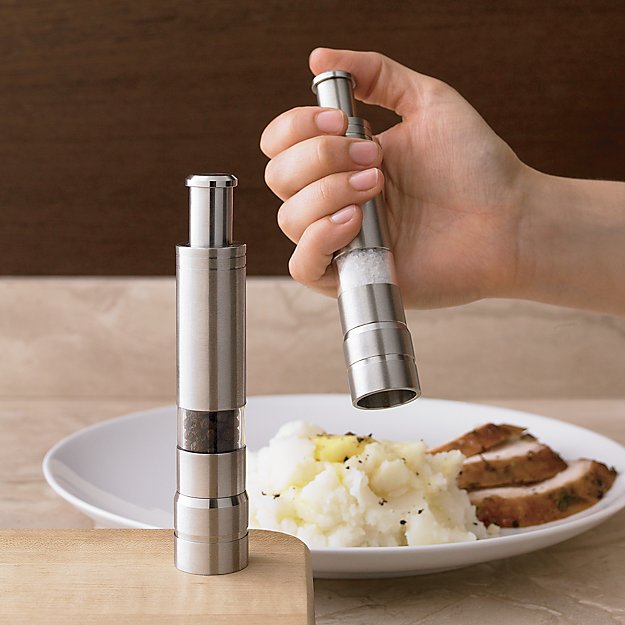 Fletchers Mill Mini Stainless Pepper Reviews Crate And Barrel