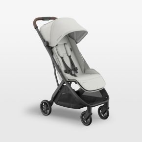 Image of UPPAbaby ® Minu V3 Savannah Pearl Grey Melange Compact Baby Stroller