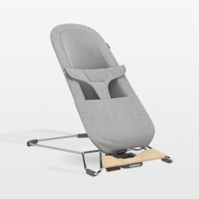 Image of UPPAbaby ® Mira 2-in-1 Stella Grey Mélange Baby Bouncer and Seat