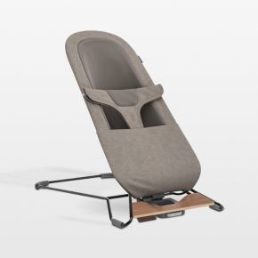 Image of UPPAbaby ® Mira 2-in-1 Wells Dark Taupe Mélange Baby Bouncer and Seat