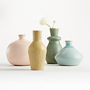 Decorative Vases Glass And Ceramic Crate And Barrel