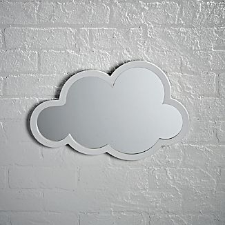 Cloud Nursery Decor Crate And Barrel Cloud Wall Mirror