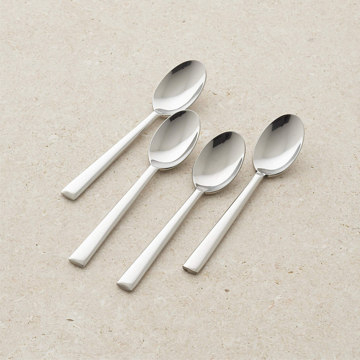 Set of 4 Mix Coffee Spoons + Reviews Crate and Barrel