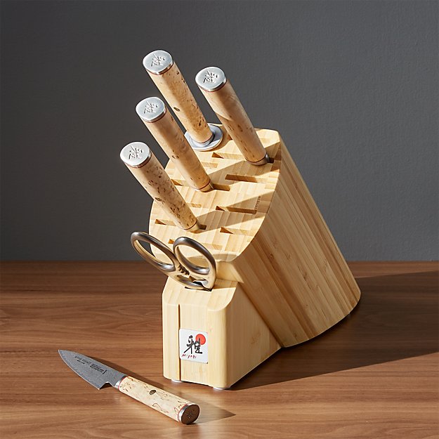 zwilling now s 7 piece knife block set