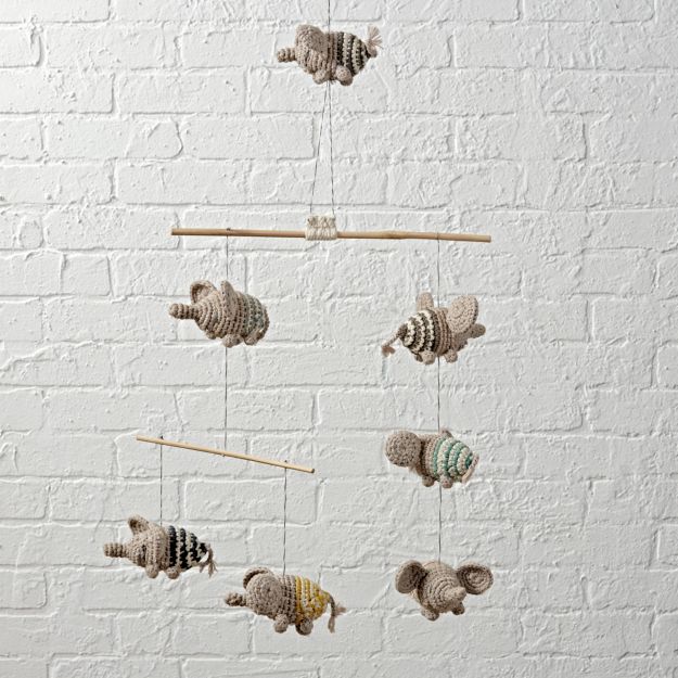 Flying Elephants Baby Mobile in Decorative Accents + Reviews Crate