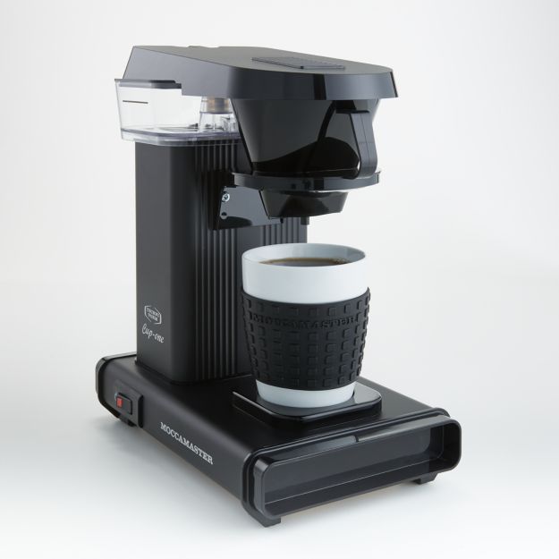 Moccamaster Matte Black Single Serve Coffee Maker | Crate ...