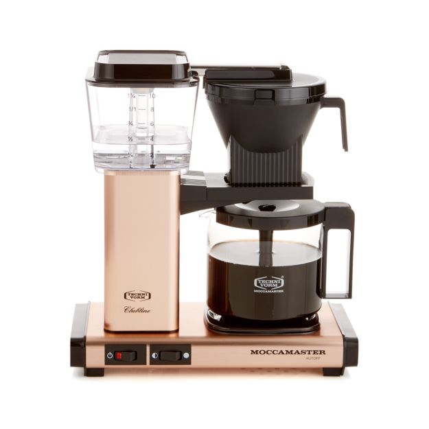 Moccamaster 10Cup Copper Coffee Maker + Reviews Crate and Barrel