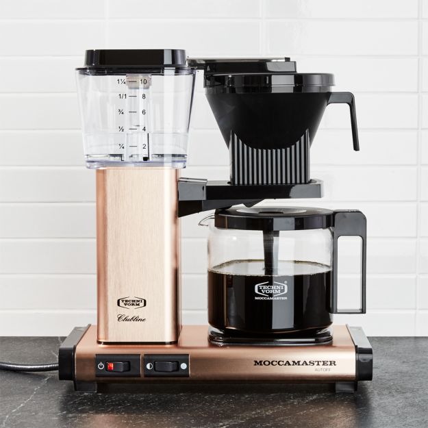 Moccamaster 10-Cup Copper Coffee Maker + Reviews | Crate ...