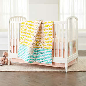 patterned crib sheets